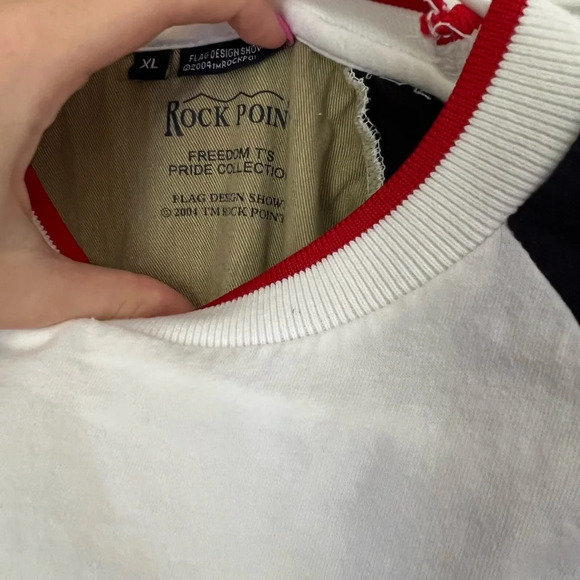 American Flag Embroidered Tee - Picture 4 of 4